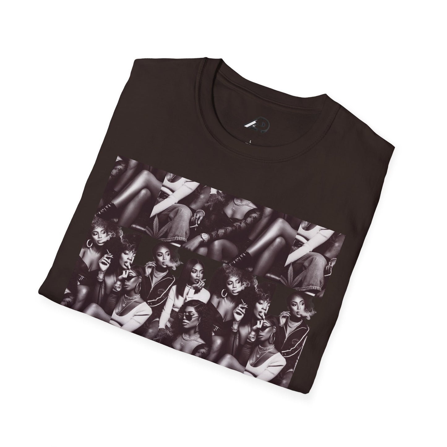 🔥 Baddie Smoke Sesh Collage Unisex Graphic Tee – Edgy Cotton T-Shirt (XS-5XL)