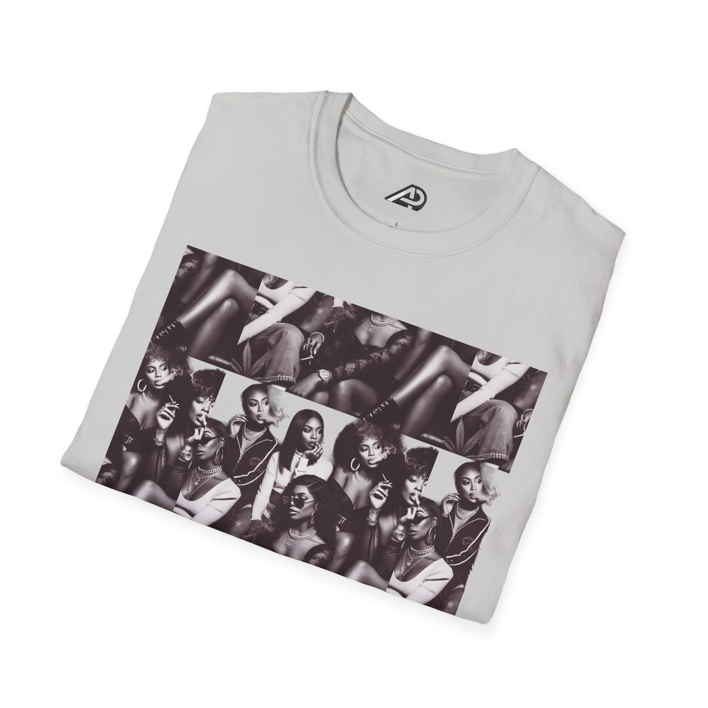 🔥 Baddie Smoke Sesh Collage Unisex Graphic Tee – Edgy Cotton T-Shirt (XS-5XL)