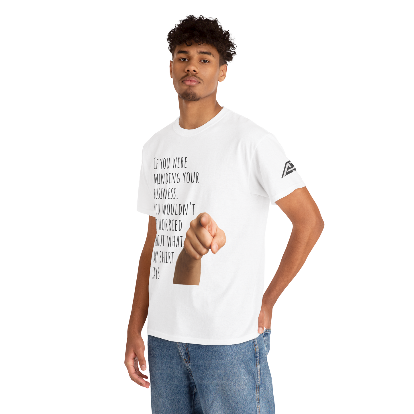 'Mind Yours' Two-sided Heavy Cotton Tee - Ver. 2