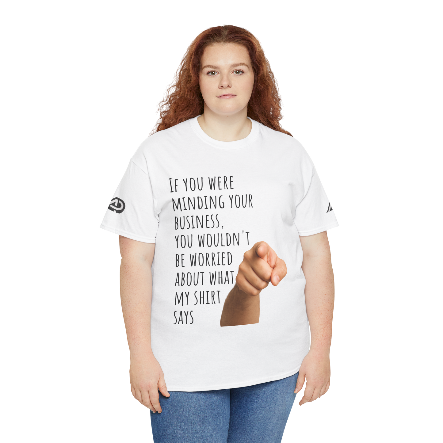 'Mind Yours' Two-sided Heavy Cotton Tee - Ver. 2