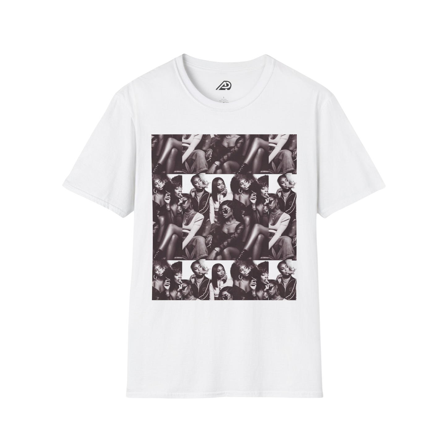 🔥 Baddie Smoke Sesh Collage Unisex Graphic Tee – Edgy Cotton T-Shirt (XS-5XL)