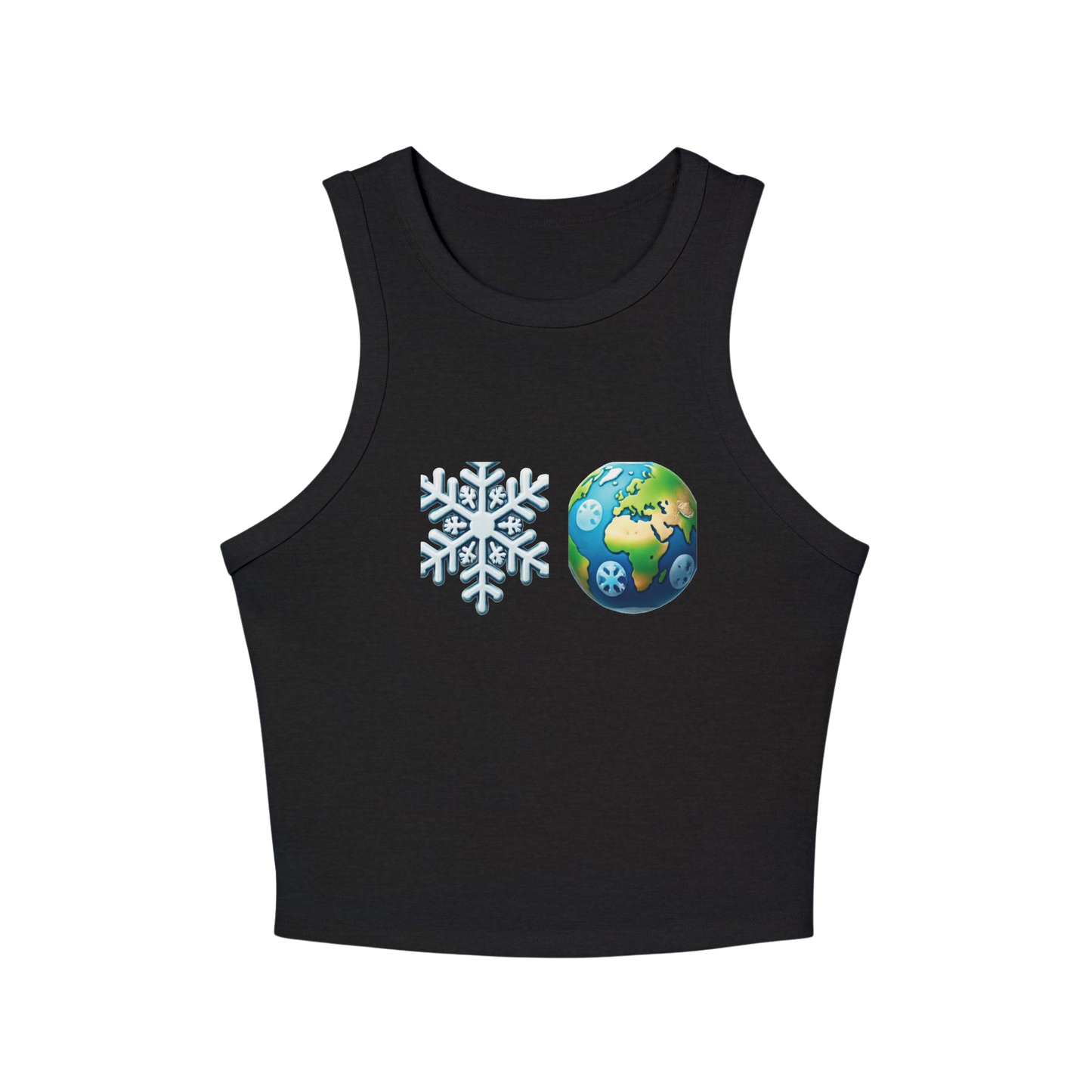 "Cole World"❄️🌍 Micro Rib Racer Tank Top –🔥 Trendy Fitted Women's Tank (XS-2XL, Multiple Colors)