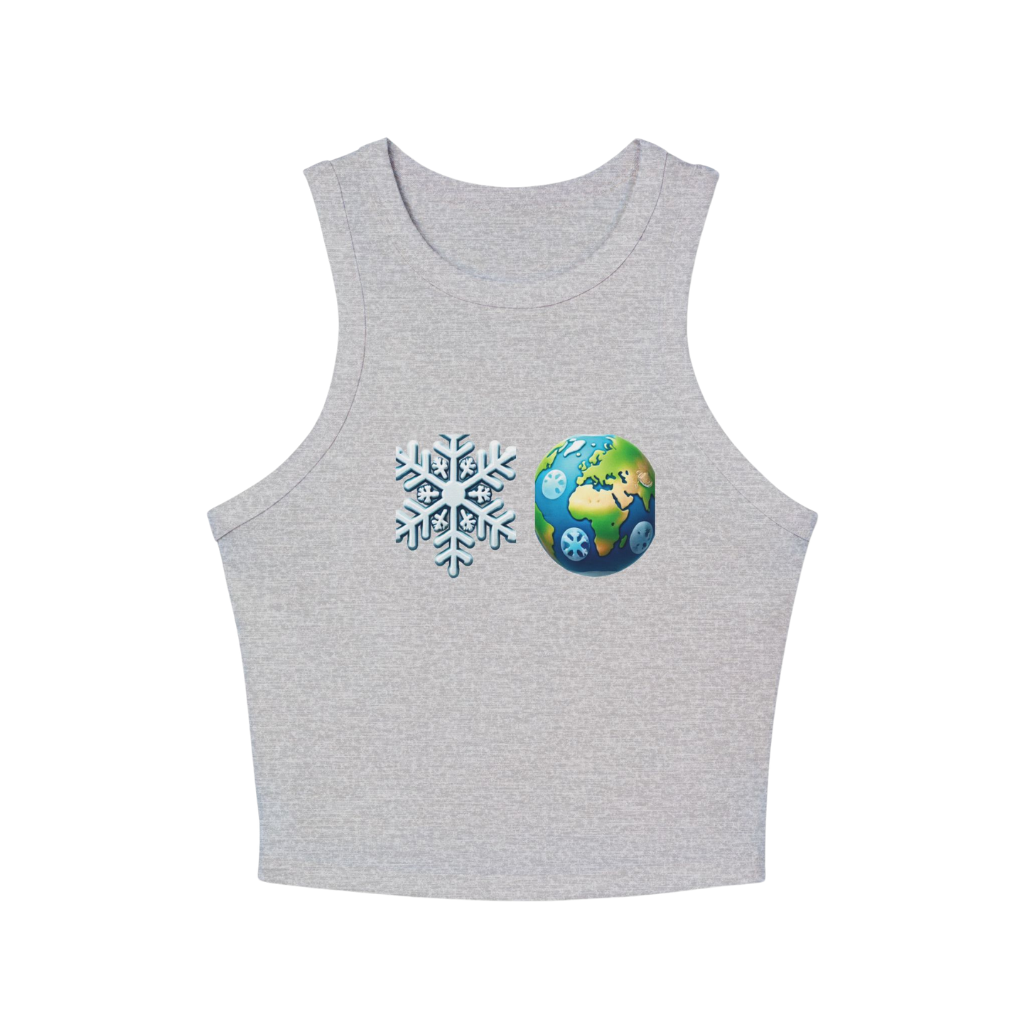 "Cole World"❄️🌍 Micro Rib Racer Tank Top –🔥 Trendy Fitted Women's Tank (XS-2XL, Multiple Colors)