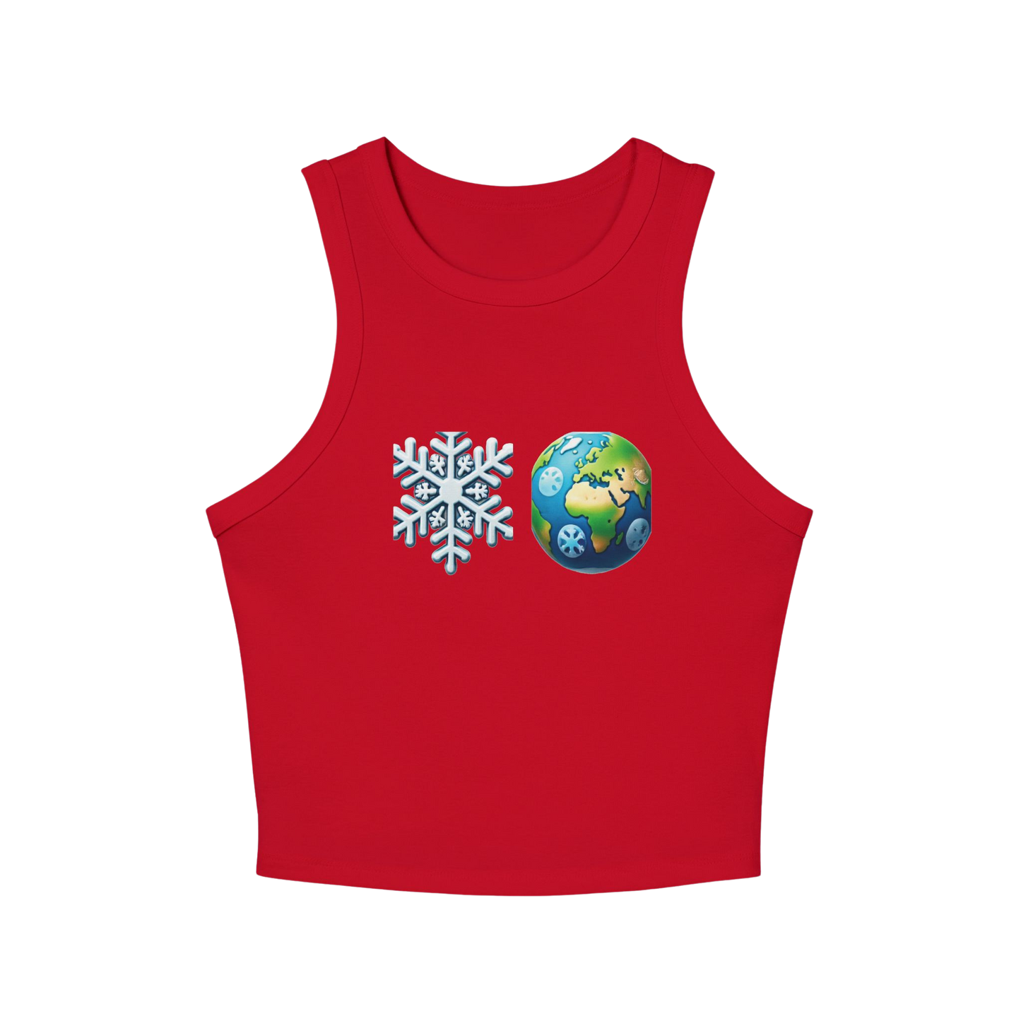 "Cole World"❄️🌍 Micro Rib Racer Tank Top –🔥 Trendy Fitted Women's Tank (XS-2XL, Multiple Colors)