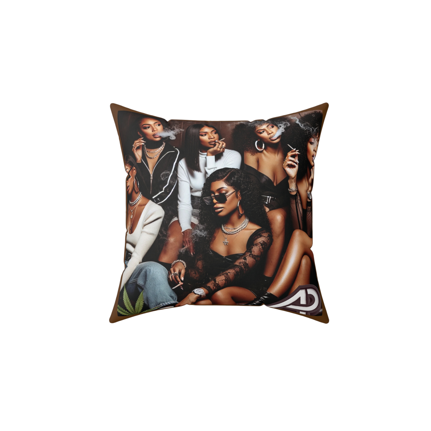 'Melanin Drip' Throw Pillow🤎💧 – Multiple Sizes
