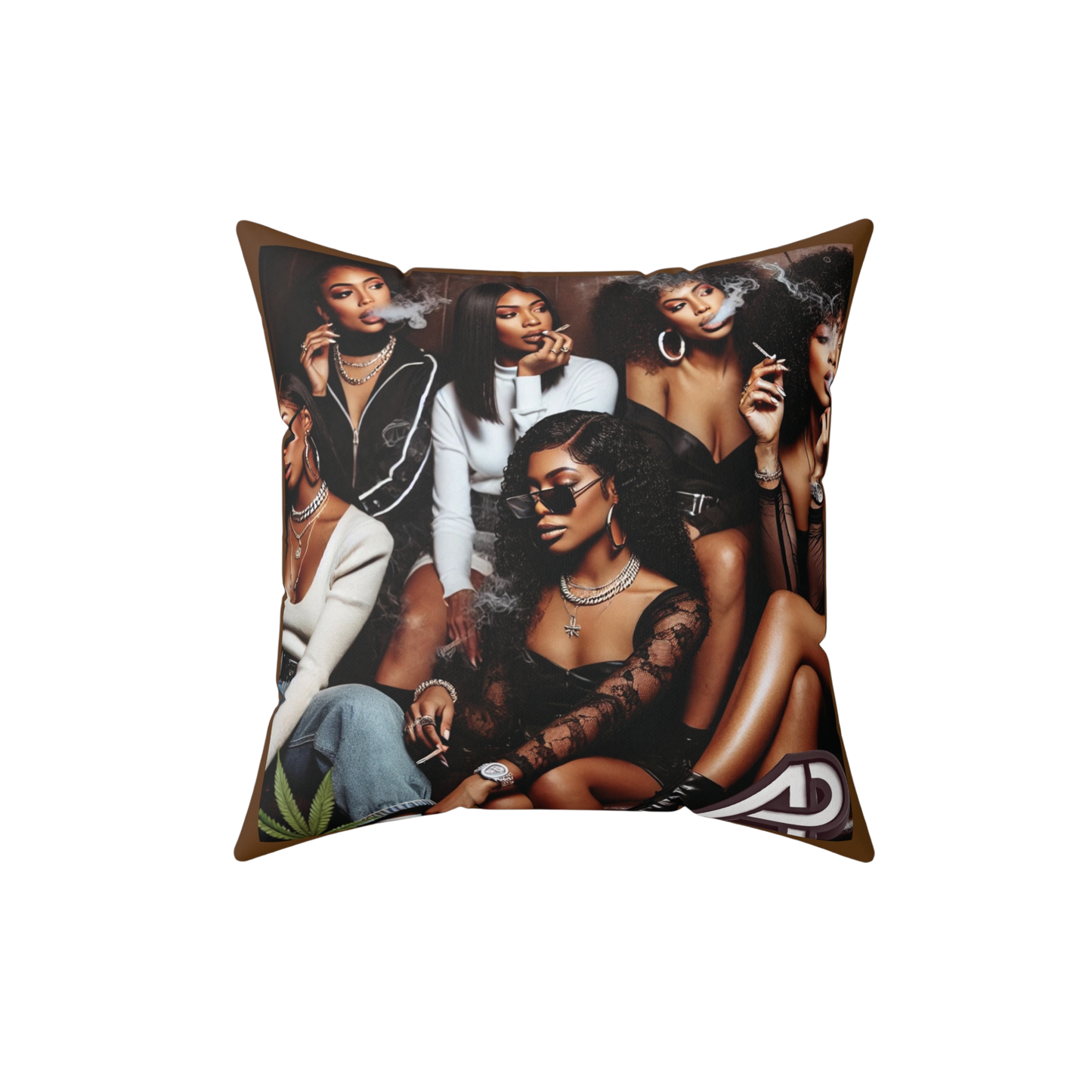 'Melanin Drip' Throw Pillow🤎💧 – Multiple Sizes