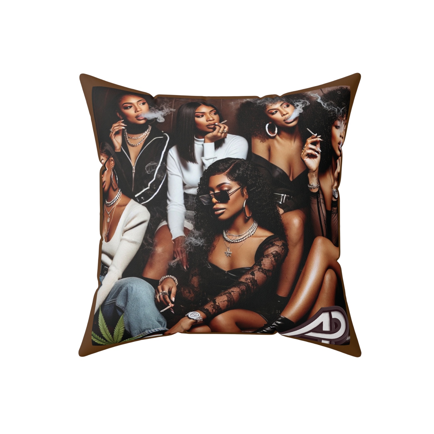 'Melanin Drip' Throw Pillow🤎💧 – Multiple Sizes