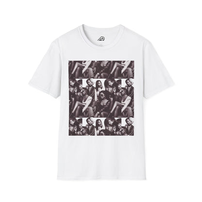 🔥 Baddie Smoke Sesh Collage Unisex Graphic Tee – Edgy Cotton T-Shirt (XS-5XL)