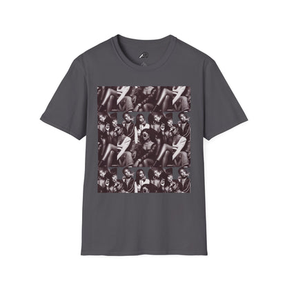 🔥 Baddie Smoke Sesh Collage Unisex Graphic Tee – Edgy Cotton T-Shirt (XS-5XL)