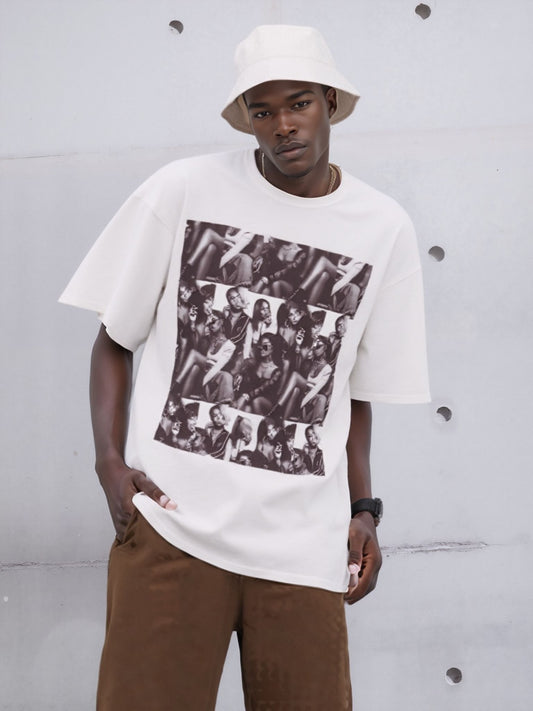 🔥 Baddie Smoke Sesh Collage Unisex Graphic Tee – Edgy Cotton T-Shirt (XS-5XL)