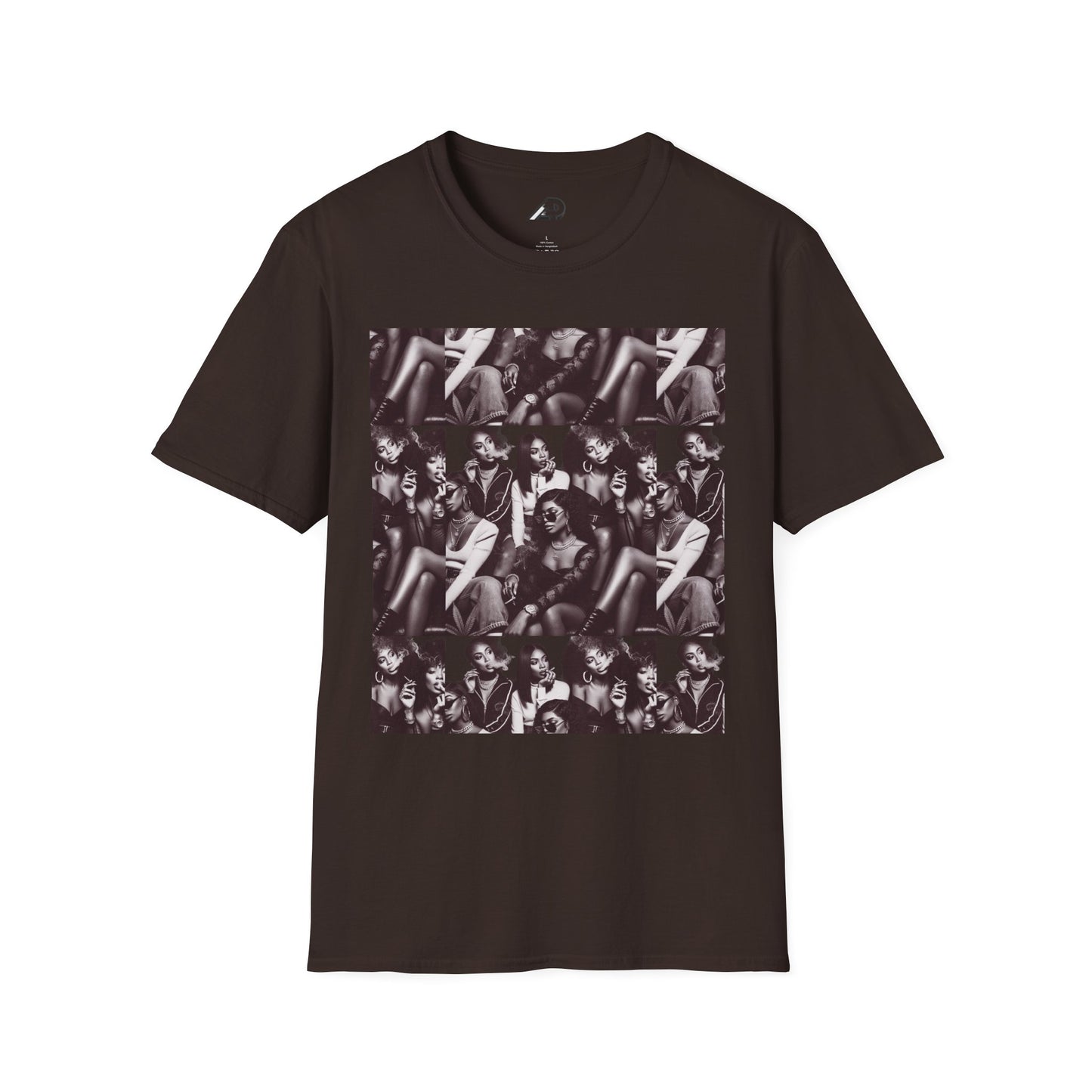 🔥 Baddie Smoke Sesh Collage Unisex Graphic Tee – Edgy Cotton T-Shirt (XS-5XL)