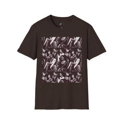 🔥 Baddie Smoke Sesh Collage Unisex Graphic Tee – Edgy Cotton T-Shirt (XS-5XL)