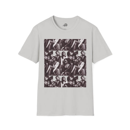 🔥 Baddie Smoke Sesh Collage Unisex Graphic Tee – Edgy Cotton T-Shirt (XS-5XL)
