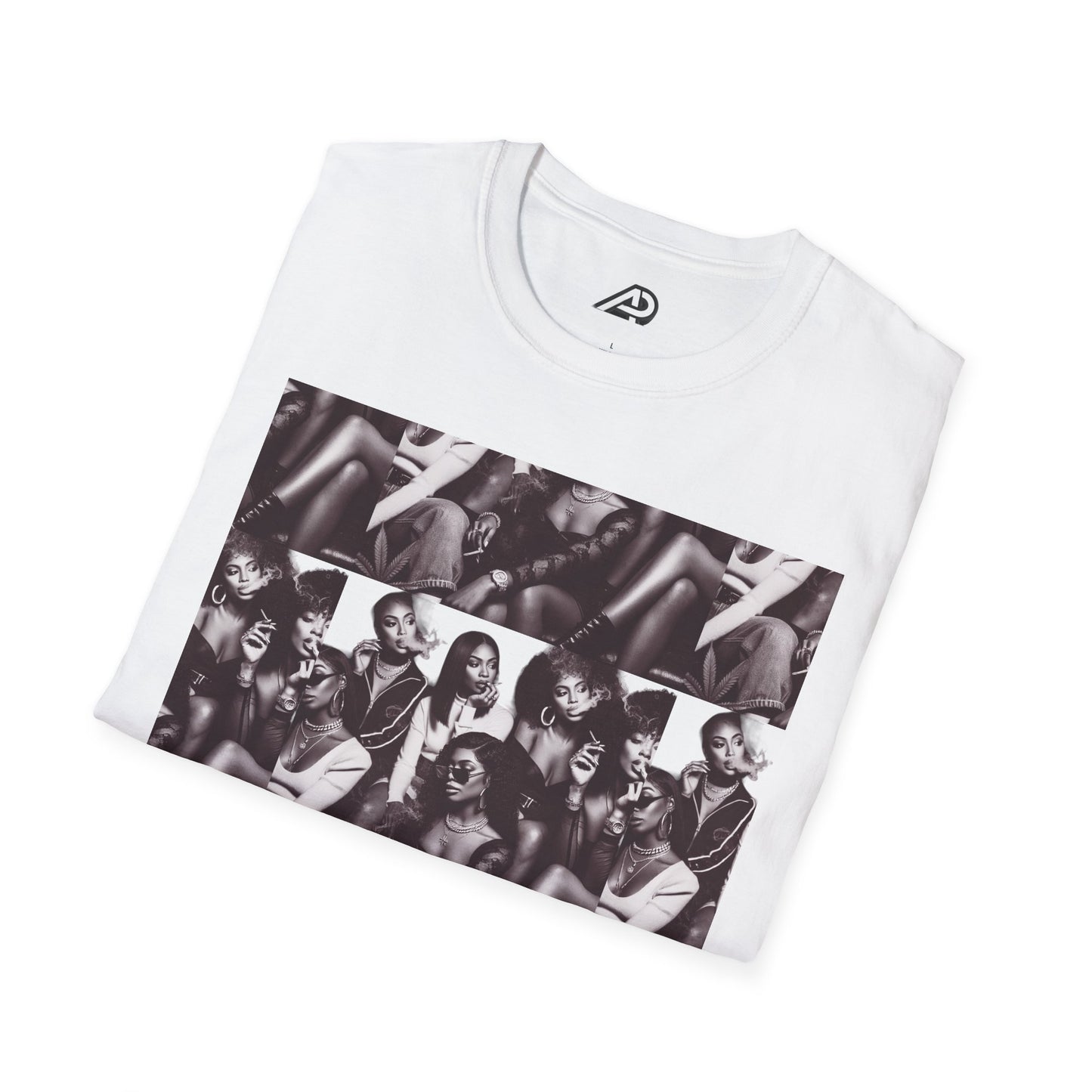 🔥 Baddie Smoke Sesh Collage Unisex Graphic Tee – Edgy Cotton T-Shirt (XS-5XL)