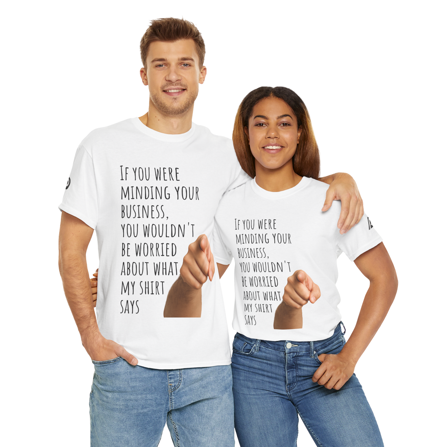 'Mind Yours' Two-sided Heavy Cotton Tee - Ver. 2
