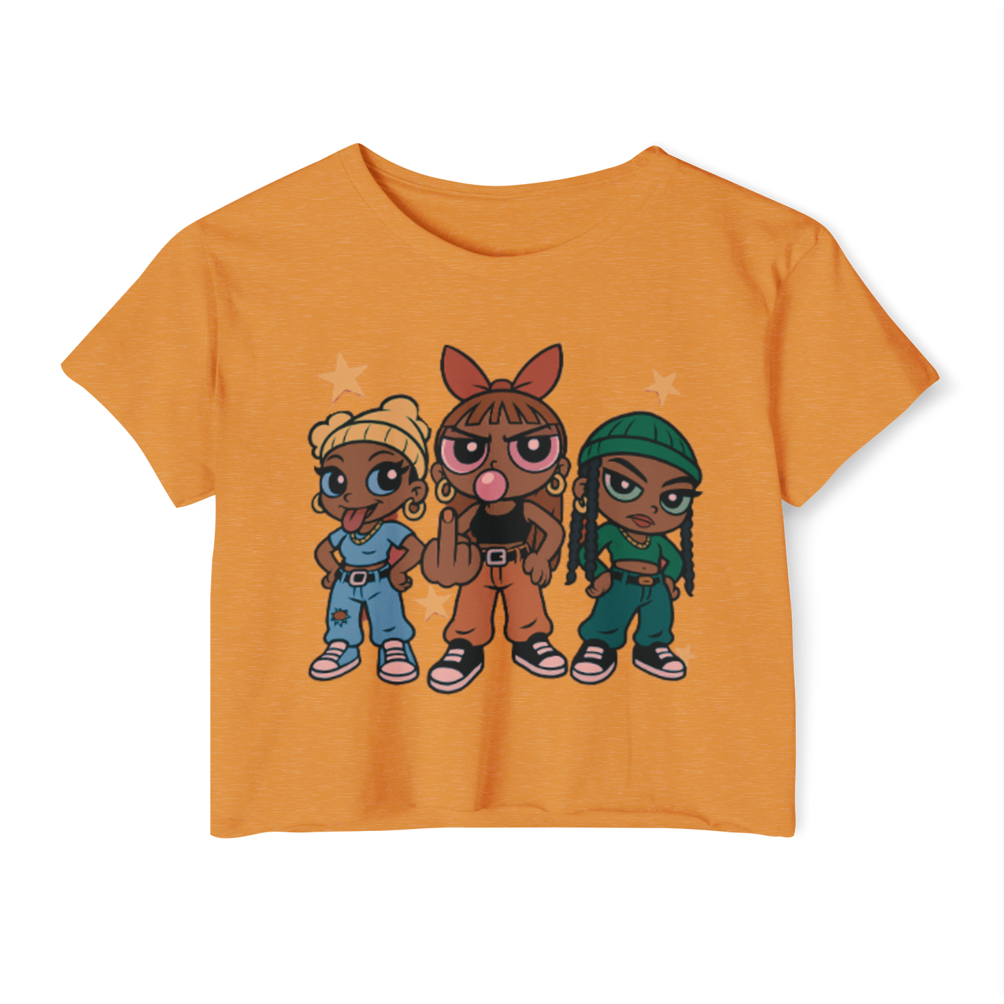 'Pop Off Girlz' Graphic Crop Top – 8 Colors