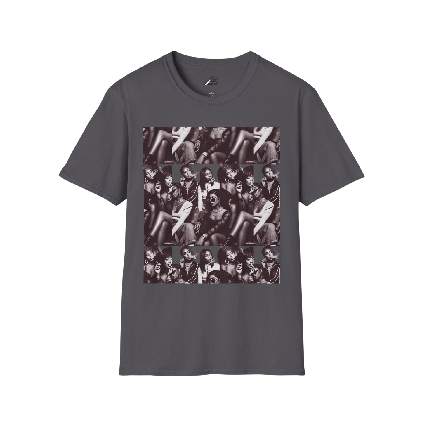 🔥 Baddie Smoke Sesh Collage Unisex Graphic Tee – Edgy Cotton T-Shirt (XS-5XL)