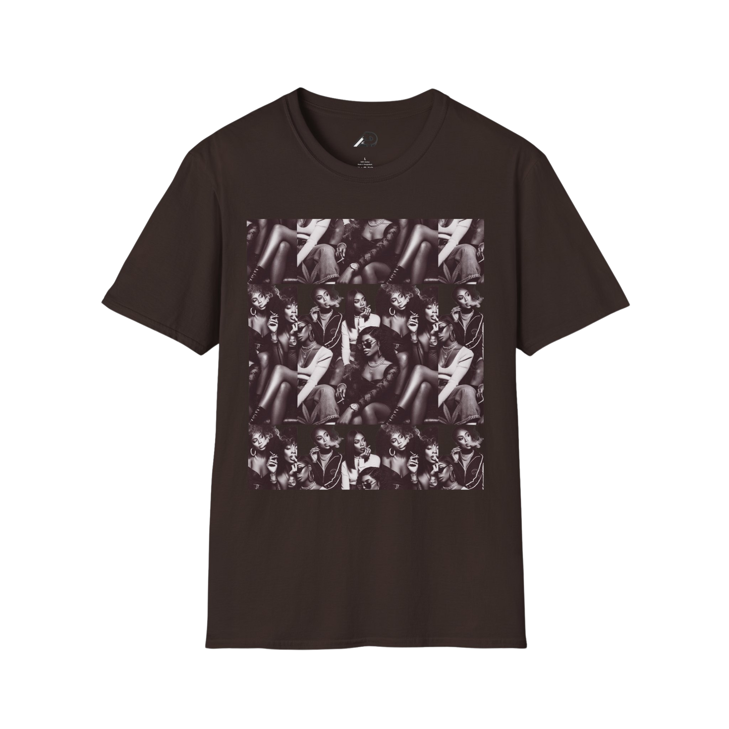 🔥 Baddie Smoke Sesh Collage Unisex Graphic Tee – Edgy Cotton T-Shirt (XS-5XL)