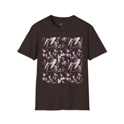 🔥 Baddie Smoke Sesh Collage Unisex Graphic Tee – Edgy Cotton T-Shirt (XS-5XL)