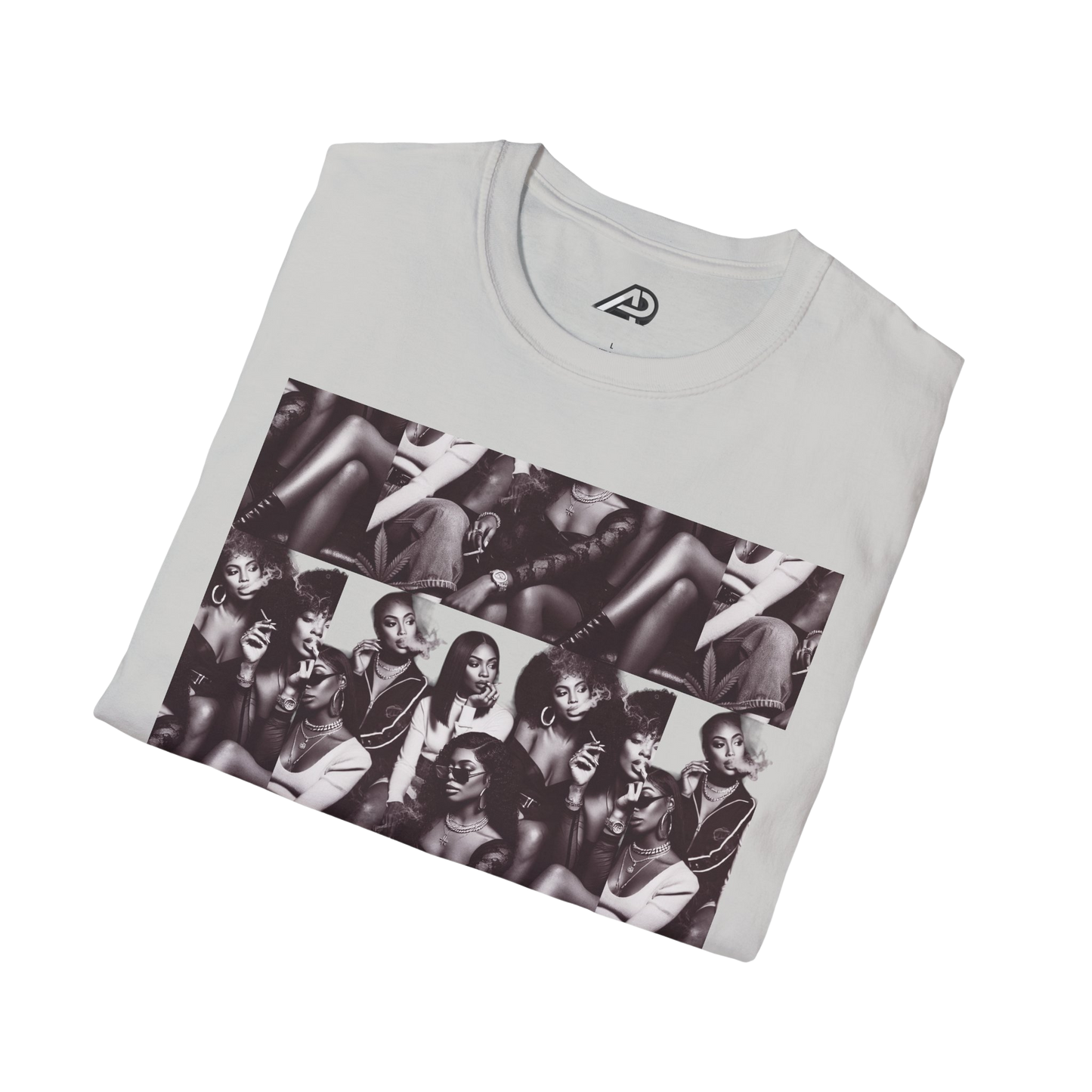 🔥 Baddie Smoke Sesh Collage Unisex Graphic Tee – Edgy Cotton T-Shirt (XS-5XL)