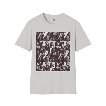 🔥 Baddie Smoke Sesh Collage Unisex Graphic Tee – Edgy Cotton T-Shirt (XS-5XL)