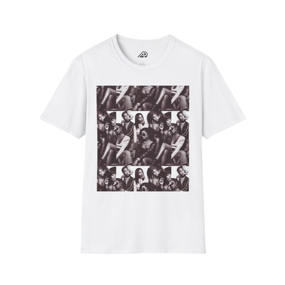🔥 Baddie Smoke Sesh Collage Unisex Graphic Tee – Edgy Cotton T-Shirt (XS-5XL)