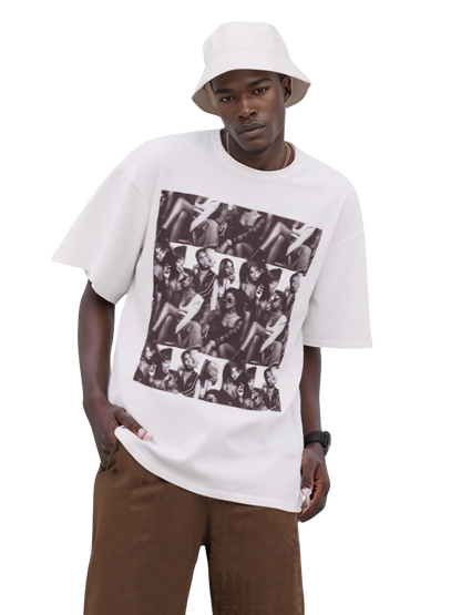 🔥 Baddie Smoke Sesh Collage Unisex Graphic Tee – Edgy Cotton T-Shirt (XS-5XL)