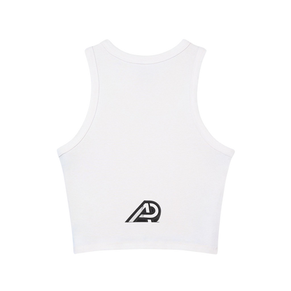 "BAP" Emoji Tank Top 💣🍑🐱 – Trendy Fitted Racerback Crop Tank for Women (XS-2XL, Multiple Colors)
