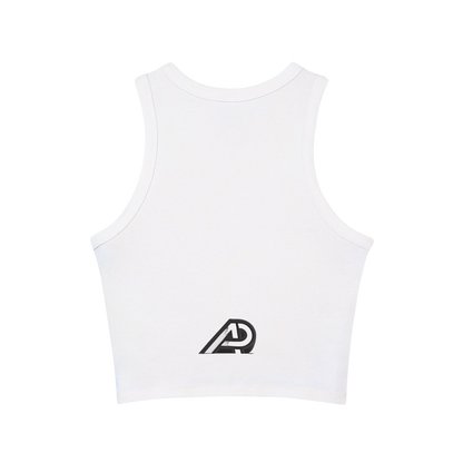 "Cole World"❄️🌍 Micro Rib Racer Tank Top –🔥  Trendy Fitted Women's Tank (XS-2XL, Multiple Colors)