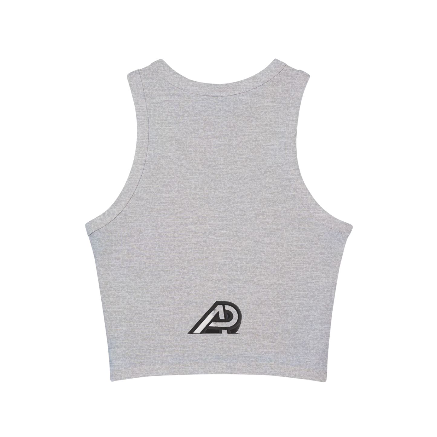 "F💔K LOVE" Racerback Crop Tank – Trendy Fitted High-Neck Sleeveless Top (XS-2XL, Multiple Colors)