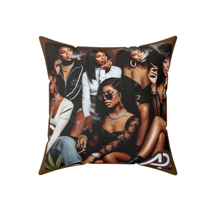 'Melanin Drip' Throw Pillow🤎💧 – Multiple Sizes