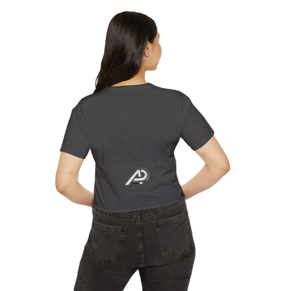 'Pearl' Crop Tee👚 – Graphic Festival Fit